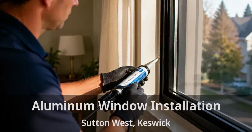 Aluminum Window Installation Sutton West, Keswick - ON