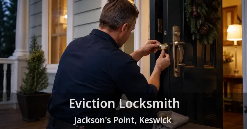 Eviction Locksmith Jackson's Point, Keswick - ON