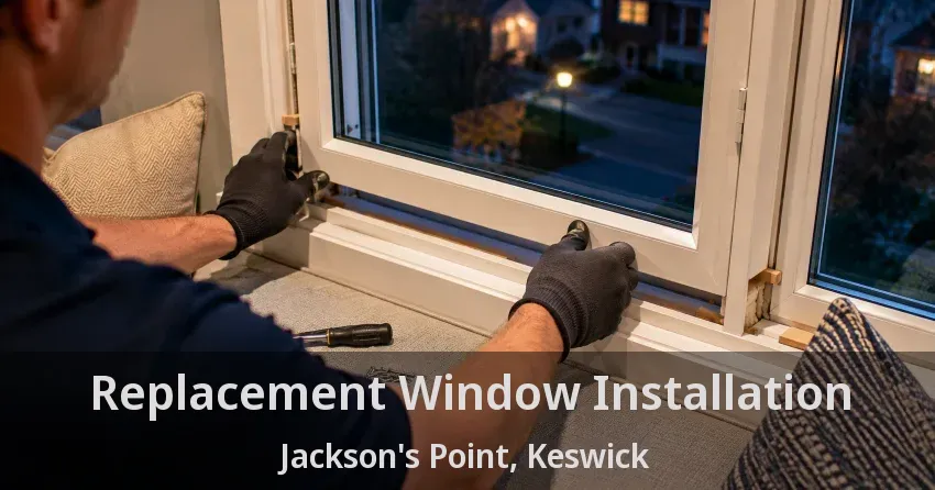 Replacement Window Installation Jackson's Point, Keswick - ON