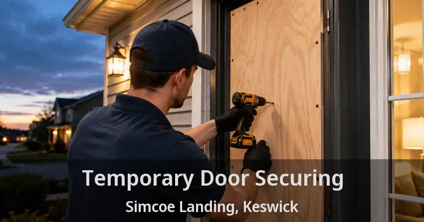 Temporary Door Securing Simcoe Landing, Keswick - ON